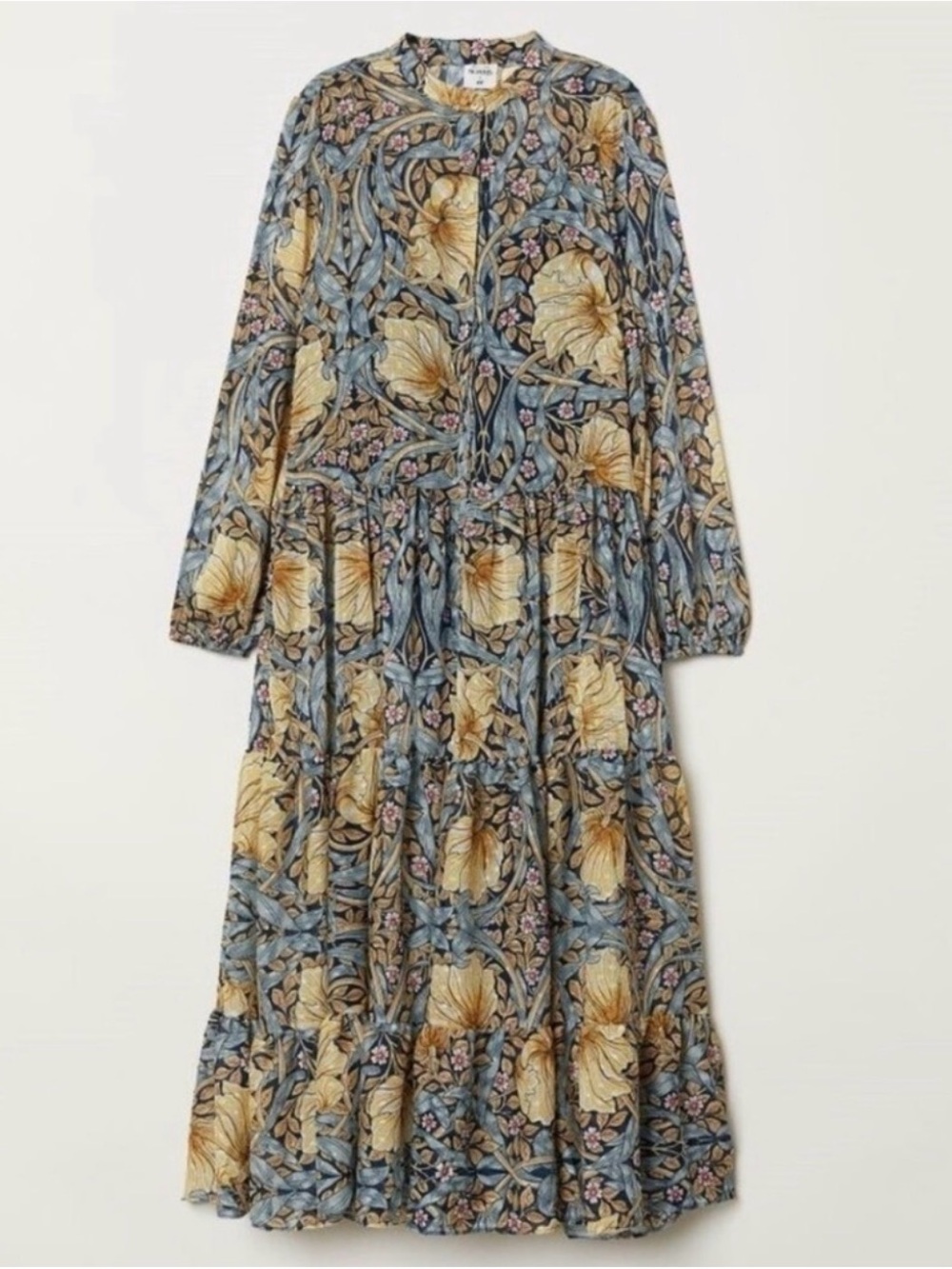 H&M Floral Tiered Maxi Dress